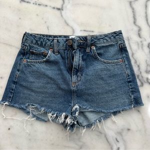 Urban Outfitters BDG Raw Hem High Rise Mom Shorts